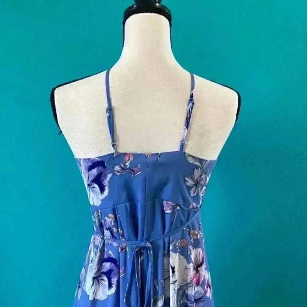 Revolve maxi Yumi Kim blue floral dress in size xs - Picture 5 of 7